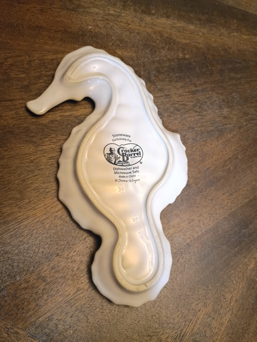 Cracker Barrel Susan Winget Stoneware Seahorse Trinket Dish Coastal Beach Decor - Picture 8 of 9